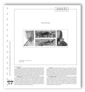 Álbum Cultural Torres - 2015 - Hoja 864 - Fauna Protegida - Libelula, Tortuga Laud, Esturión y Murcielago Patudo