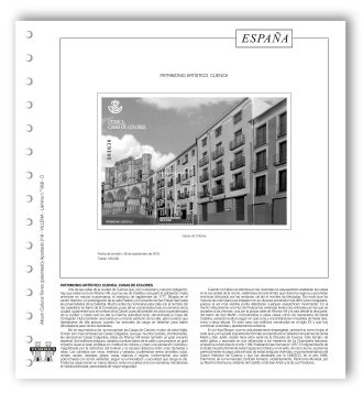 Álbum Cultural Torres - 2018 - Hoja 958 - Patrimonio Artístico - Cuenca