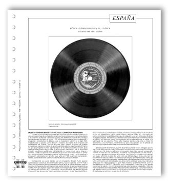 Álbum Cultural Torres - 2020 - Hoja 1036 - Música - Géneros Musicales - Clásica - Ludwing Van Beethoven